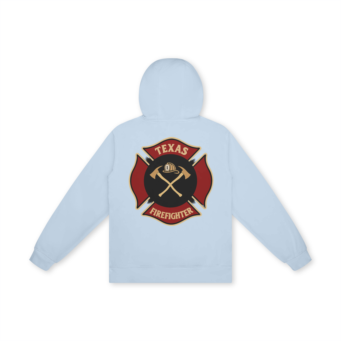 'Texas Firefighter' Unisex Basic 100% Cotton Hoodie