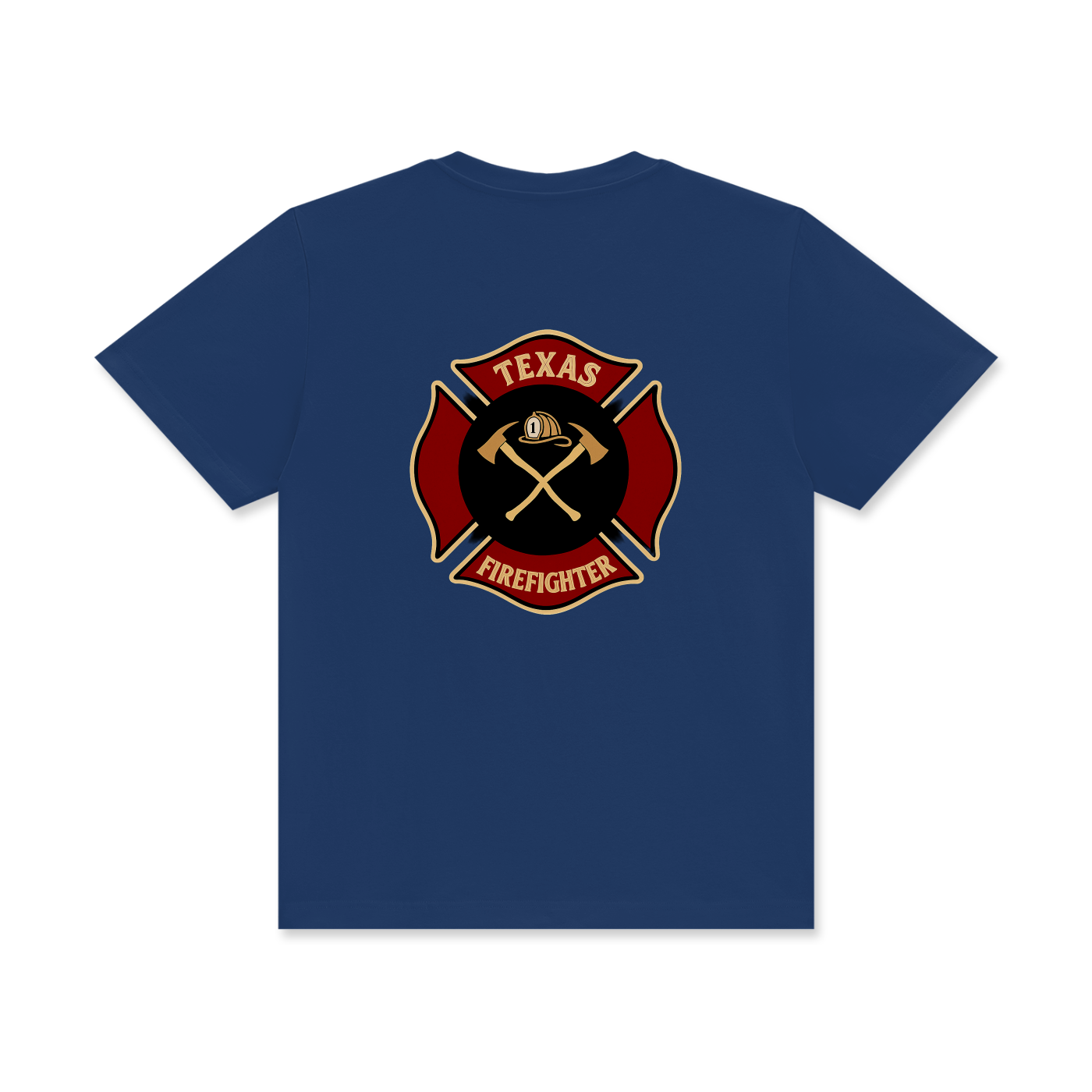 'Texas Firefighter' Unisex Classic Crew Neck Cotton T-Shirt