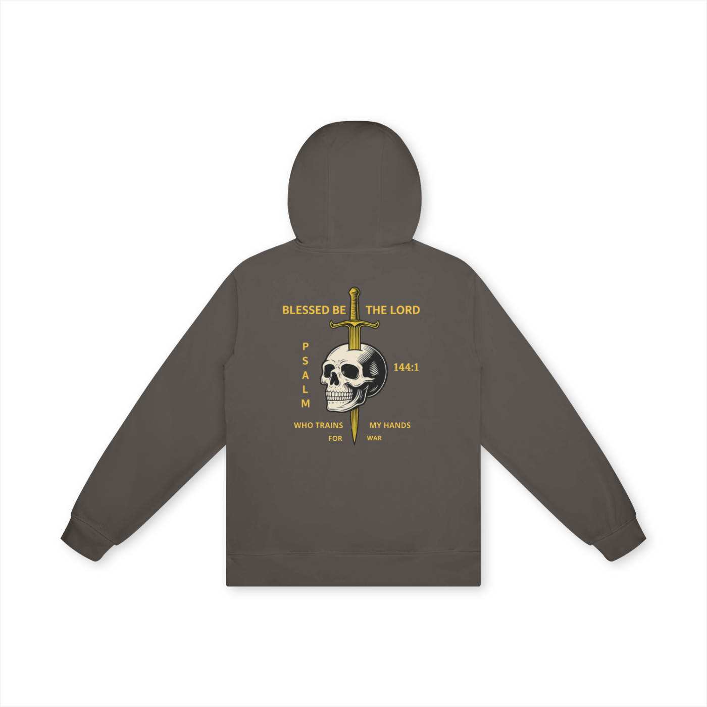 'Psalm 144:1' Unisex Basic 100% Cotton Hoodie