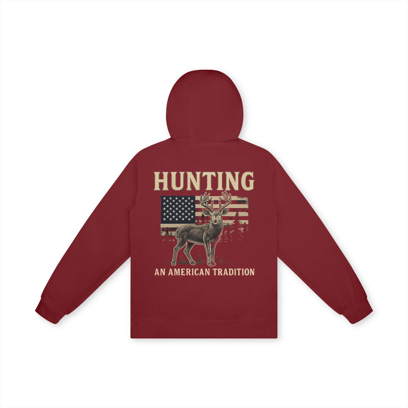 'American Tradition' Unisex Basic 100% Cotton Hoodie