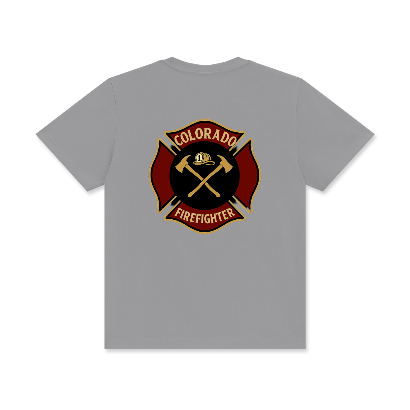 'Colorado Firefighter' Unisex Classic Crew Neck Cotton T-Shirt