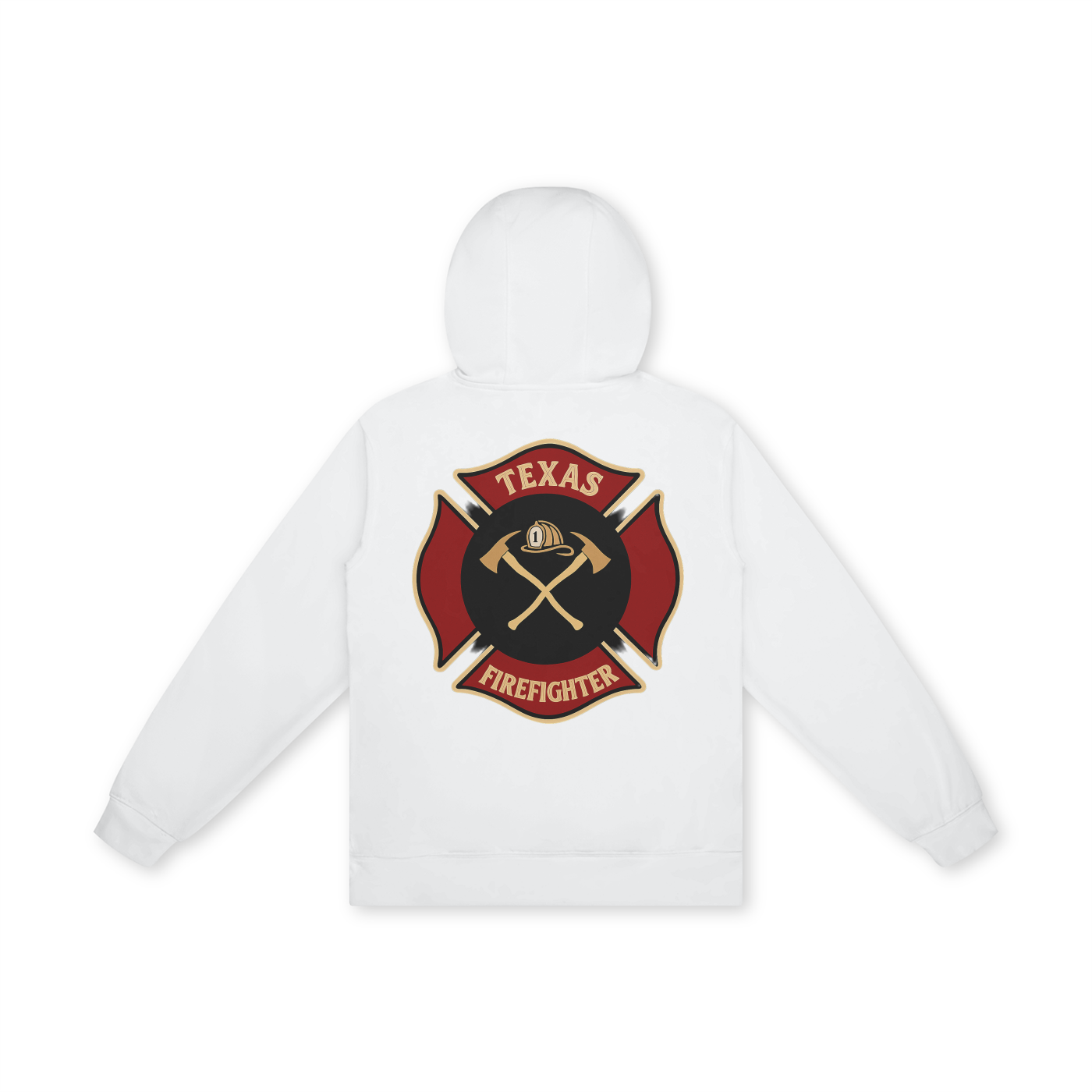 'Texas Firefighter' Unisex Basic 100% Cotton Hoodie