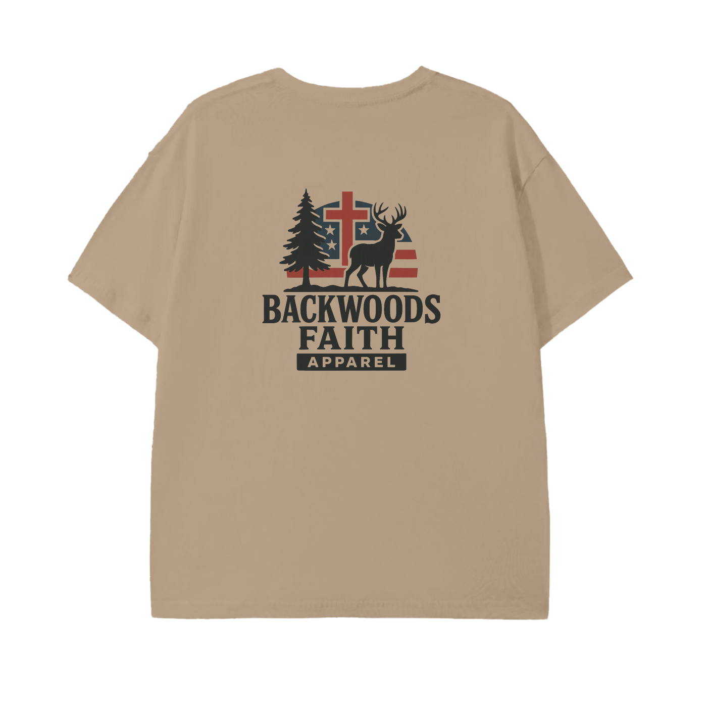 'Backwoods faith logo' Unisex Classic T-Shirt - 180 GSM