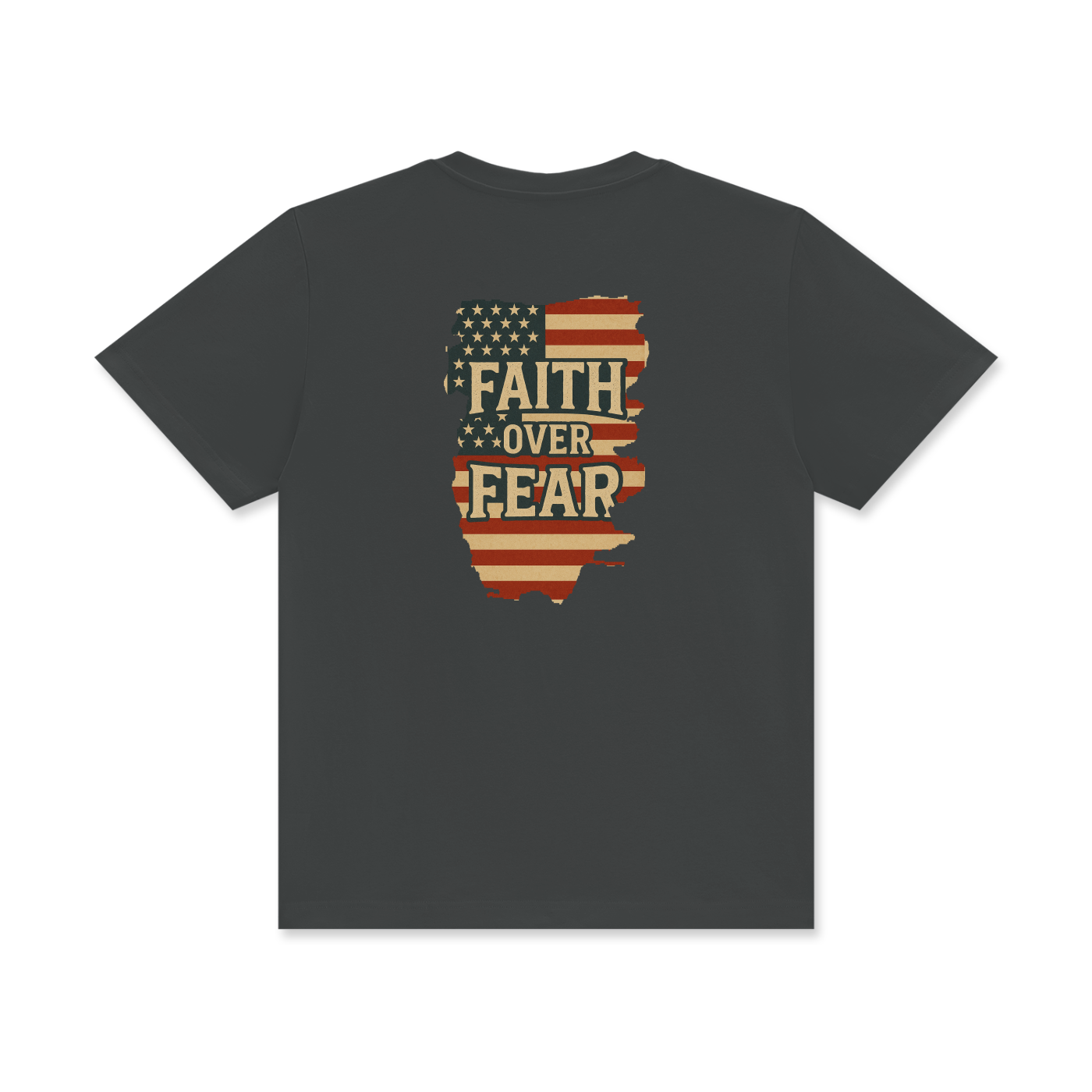 'Faith over fear' Unisex Classic Crew Neck Cotton T-Shirt