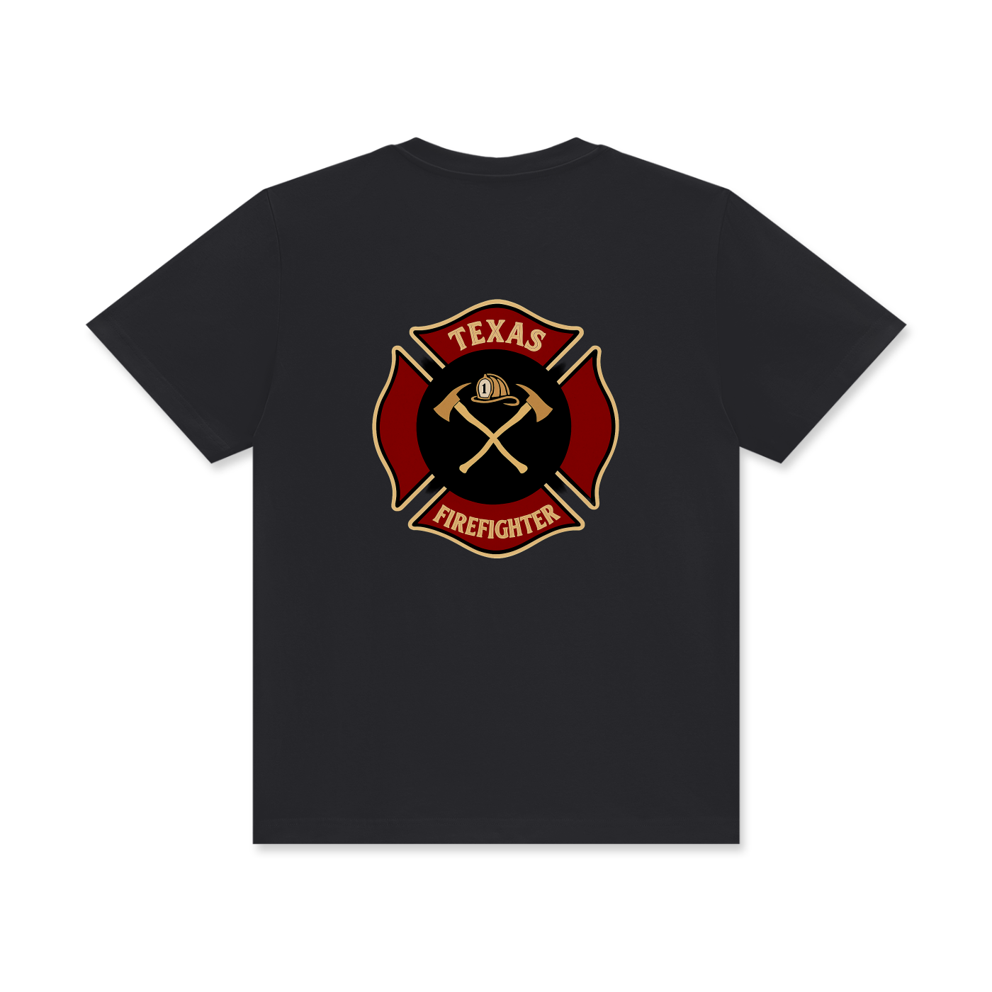 'Texas Firefighter' Unisex Classic Crew Neck Cotton T-Shirt
