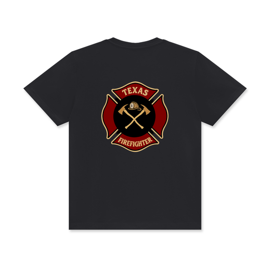 'Texas Firefighter' Unisex Classic Crew Neck Cotton T-Shirt